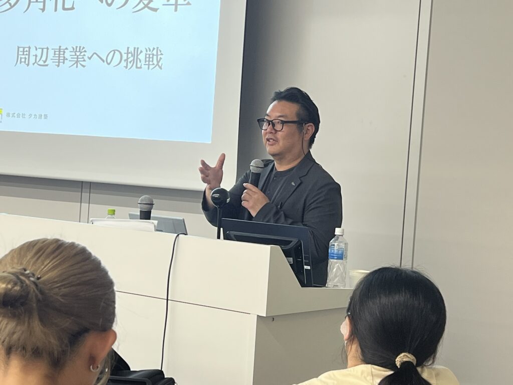 経営者の想いを学生へ。岡山経営者論に登壇しました